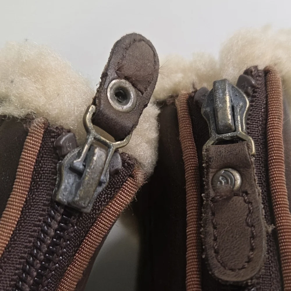 The North Face Primaloft Womens Winter‎ Insulated Brown Boots Back Zip Size 10